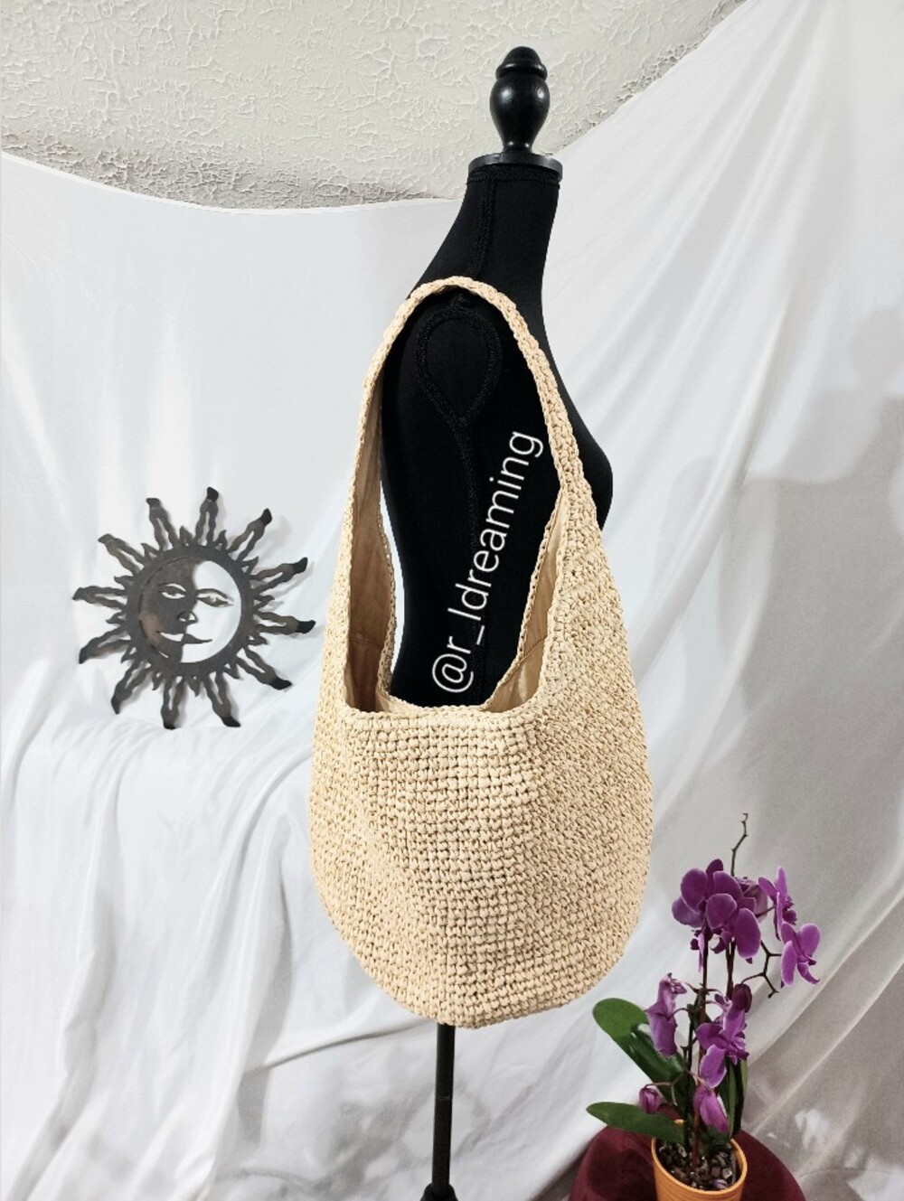 NWOT Banana Republic Raffia Tote Bag In Natural Beige